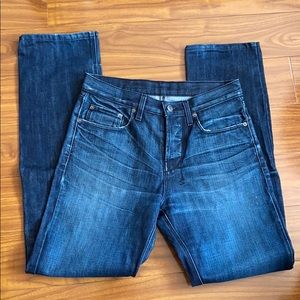 Ksubi Men’s Dark Wash Straight Leg Jeans